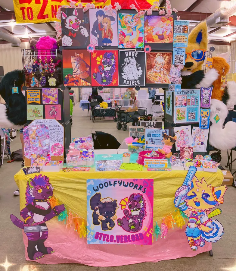 booth setup with Stylo.verload